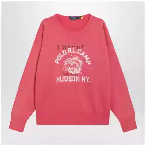 Polo Ralph Lauren Light red sweatshirt with logo print