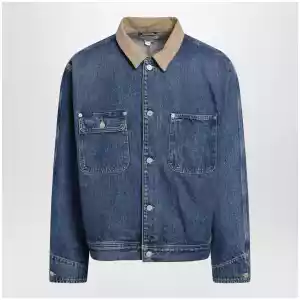 Polo Ralph Lauren Blue denim jacket with ribbed collar
