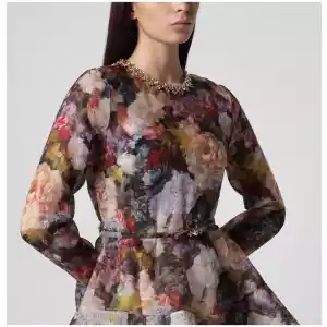 ZIMMERMANN Alchemy peplum mini dress with floral print