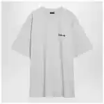 Balenciaga White Masking Tape T-shirt with medium fit