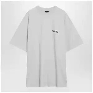 Balenciaga White Masking Tape T-shirt with medium fit