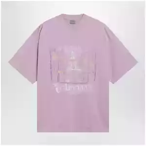 Balenciaga Light pink cotton T-shirt