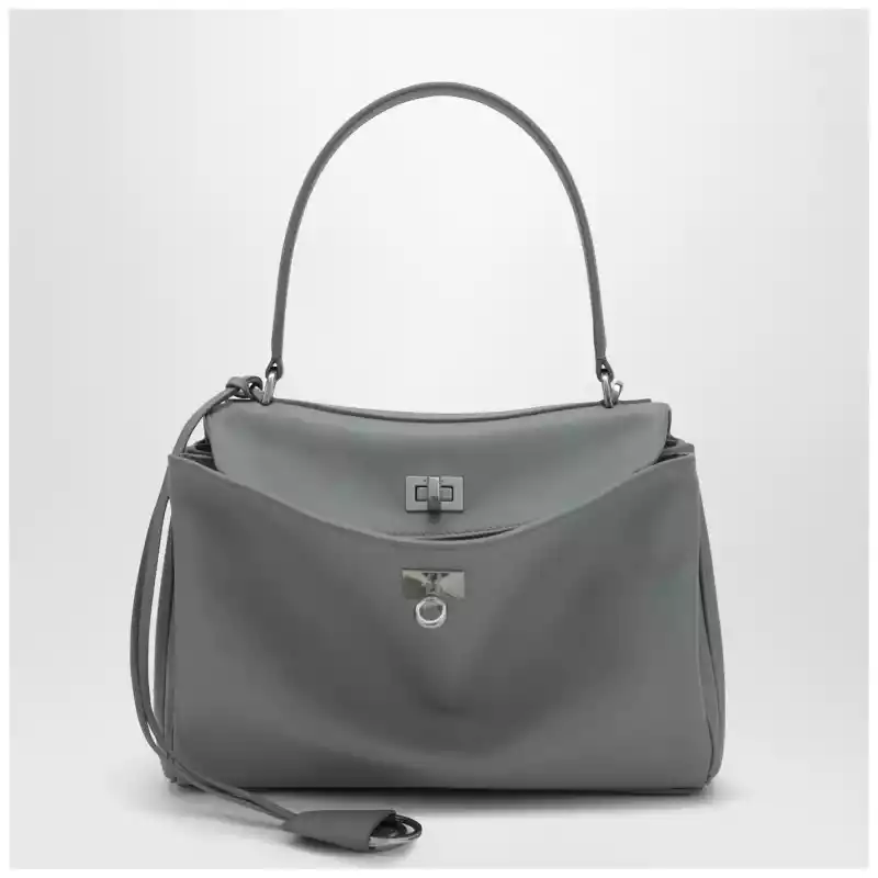 Balenciaga Small Rodeo bag in smooth grey calfskin