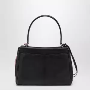 Balenciaga Small black Rodeo bag in smooth calf leather with charm
