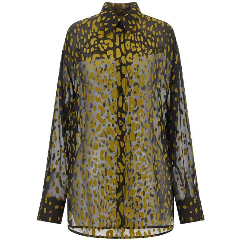 Ferragamo Georgette Devoré Shirt