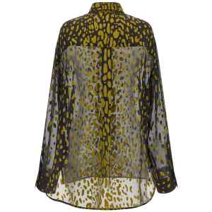 Ferragamo Georgette Devoré Shirt