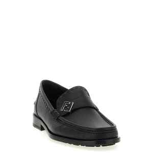 Fendi Ff Metal Loafers