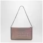 Stella McCartney Falabella Pink Clutch Shoulder Bag with Rhinestones