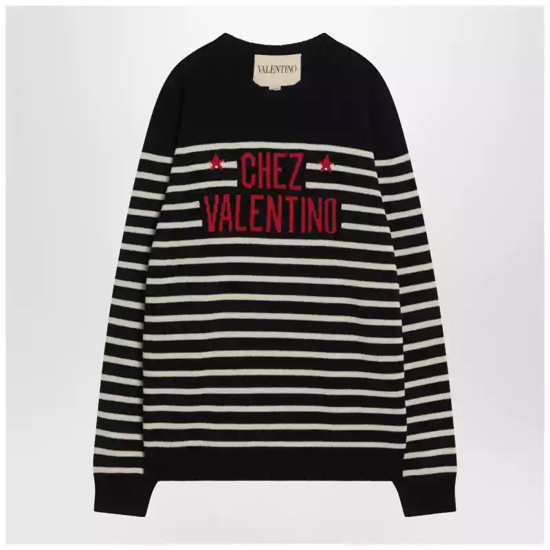 Sweater with jacquard pattern Chez Valentino