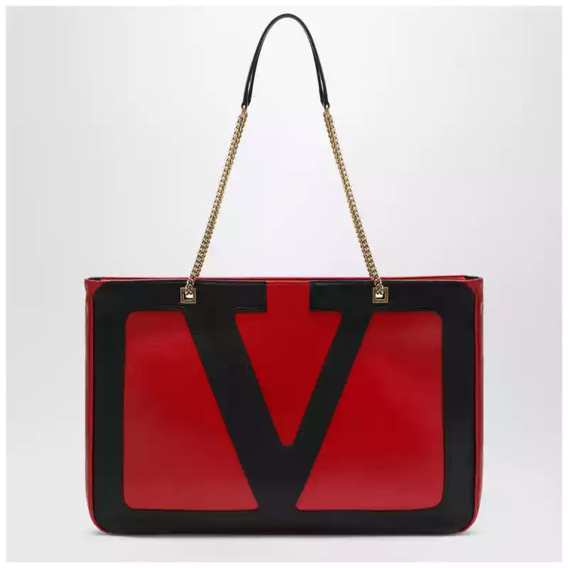 Valentino Garavani Large Viva Superstar bag red/black