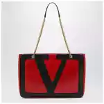 Valentino Garavani Medium Viva Superstar bag red/black