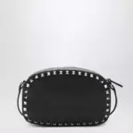 Valentino Garavani Rockstud Camera Case crossbody bag in black leather