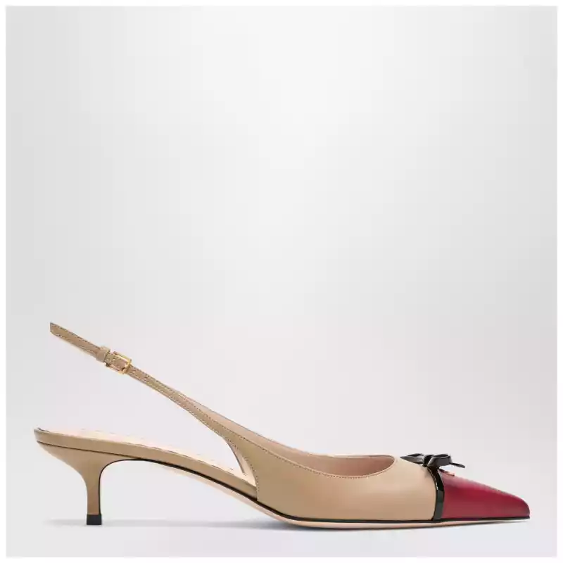Valentino Garavani Slingback Bepointy 60MM beige/bordeaux