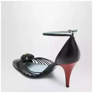 Valentino Garavani Décolleté VG Sandal Royal black