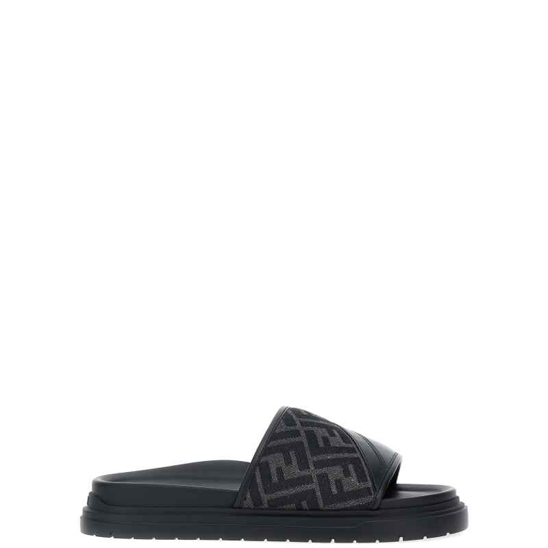 Fendi Diagonal Sandals