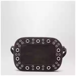 Valentino Garavani Nellcôte bag brown in suede with studs and rivets