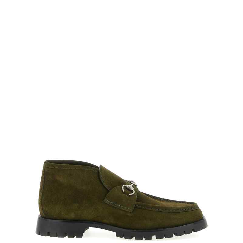 Gucci Horsebit Ankle Boots