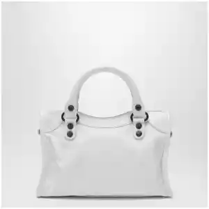 Balenciaga Le City Mini white tote bag