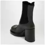 Burberry Chelsea Wedge boot in dark green leather