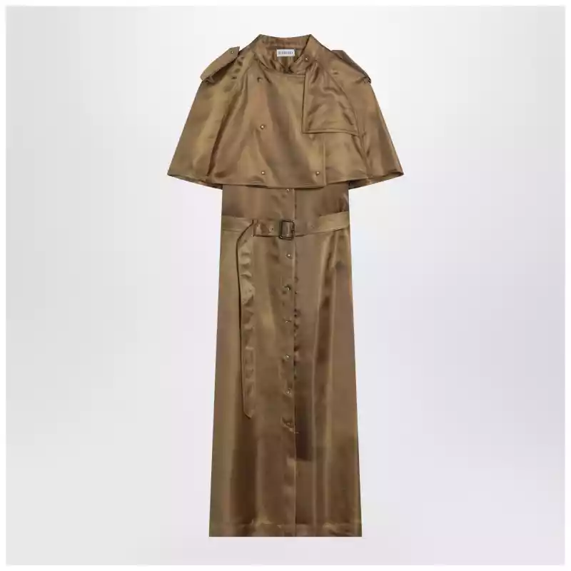Burberry Viscose twill trench dress