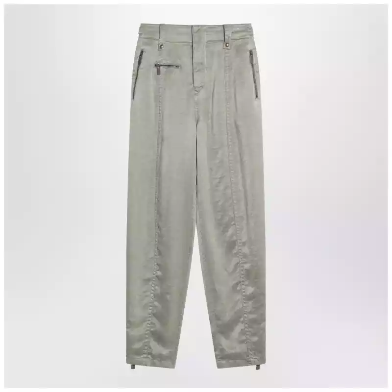 Burberry Trousers with B Shield emblem in lyocell
