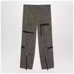 Burberry Cargo pants check pattern in silk blend