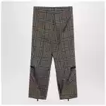Burberry Cargo pants check pattern in silk blend