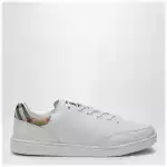 Burberry Set sneakers in white leather and Check