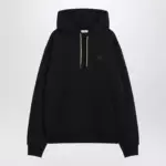 Burberry Black sweatshirt with Check-pattern inserts