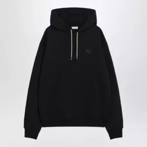 Burberry Black sweatshirt with Check-pattern inserts