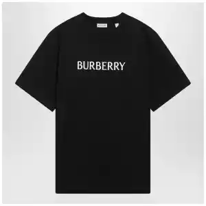 Burberry Black T-shirt with logo print