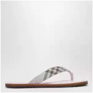 Burberry Pink Pavilion sandals with Check pattern