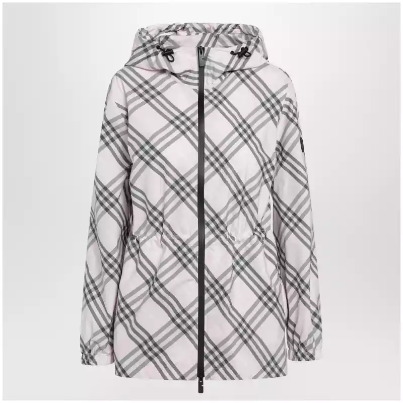 Burberry Whitstable light pink jacket with Check pattern