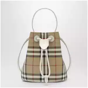 Burberry Mini bucket bag with Check pattern