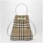 Burberry Mini bucket bag with Check pattern