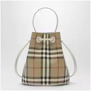 Burberry Mini bucket bag with Check pattern