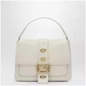 Burberry Small Rider shoulder bag in beige lambskin