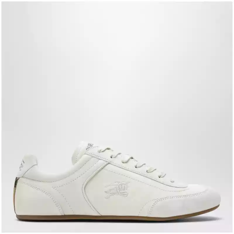 Burberry Beige leather Knight Runner trainers