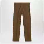 Burberry Brown wool and mohair trousers