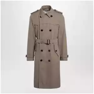 Burberry Short Foxfield trench coat in cotton and silk