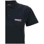 Balenciaga Logo Embroidery Polo Shirt