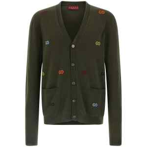 Gucci Gg Intarsia Cardigan