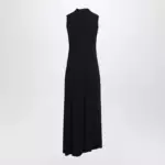 Balenciaga Black sleeveless long dress