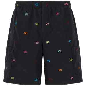 Gucci Multicolor Fil Coupé Bermuda Shorts