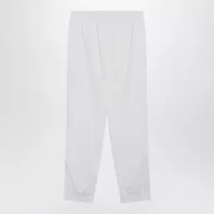 Balenciaga Logo jogging pants in white polyester