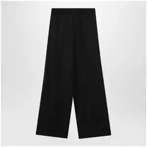 Balenciaga Palazzo trousers with elastic waist in black wool