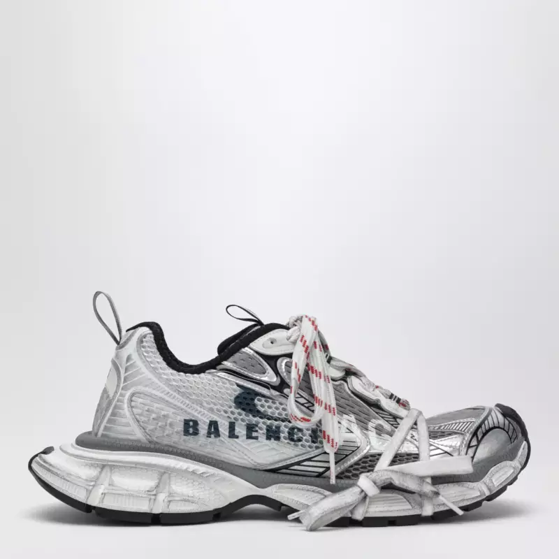 Balenciaga 3XL Split Logo sneakers in white/navy/grey