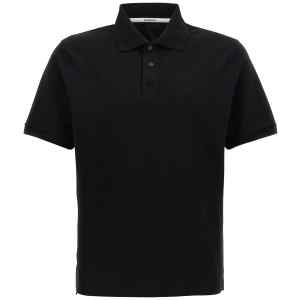 Saint Laurent Logo Embroidery Polo Shirt