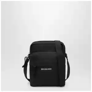 Balenciaga Explorer black nylon shoulder bag