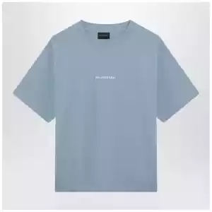 Light blue Balenciaga Back Medium Fit T-shirt